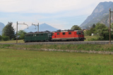 FFS Ae 6/6 11421 'Graubünden / Grischun' e Re 4/4 II 11156